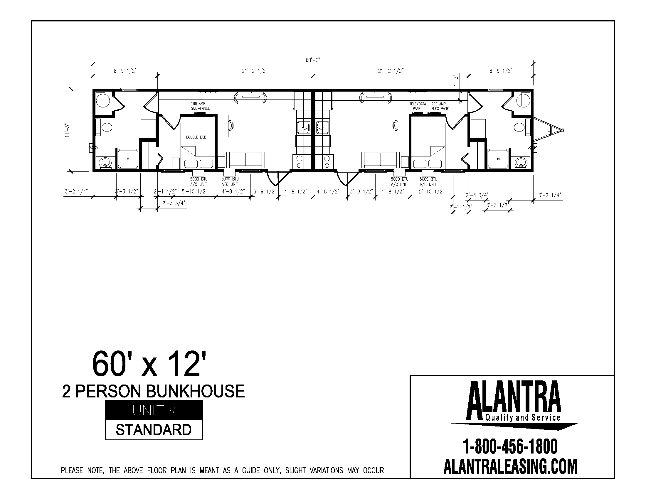 2 Person Bunkhouse Website 2026