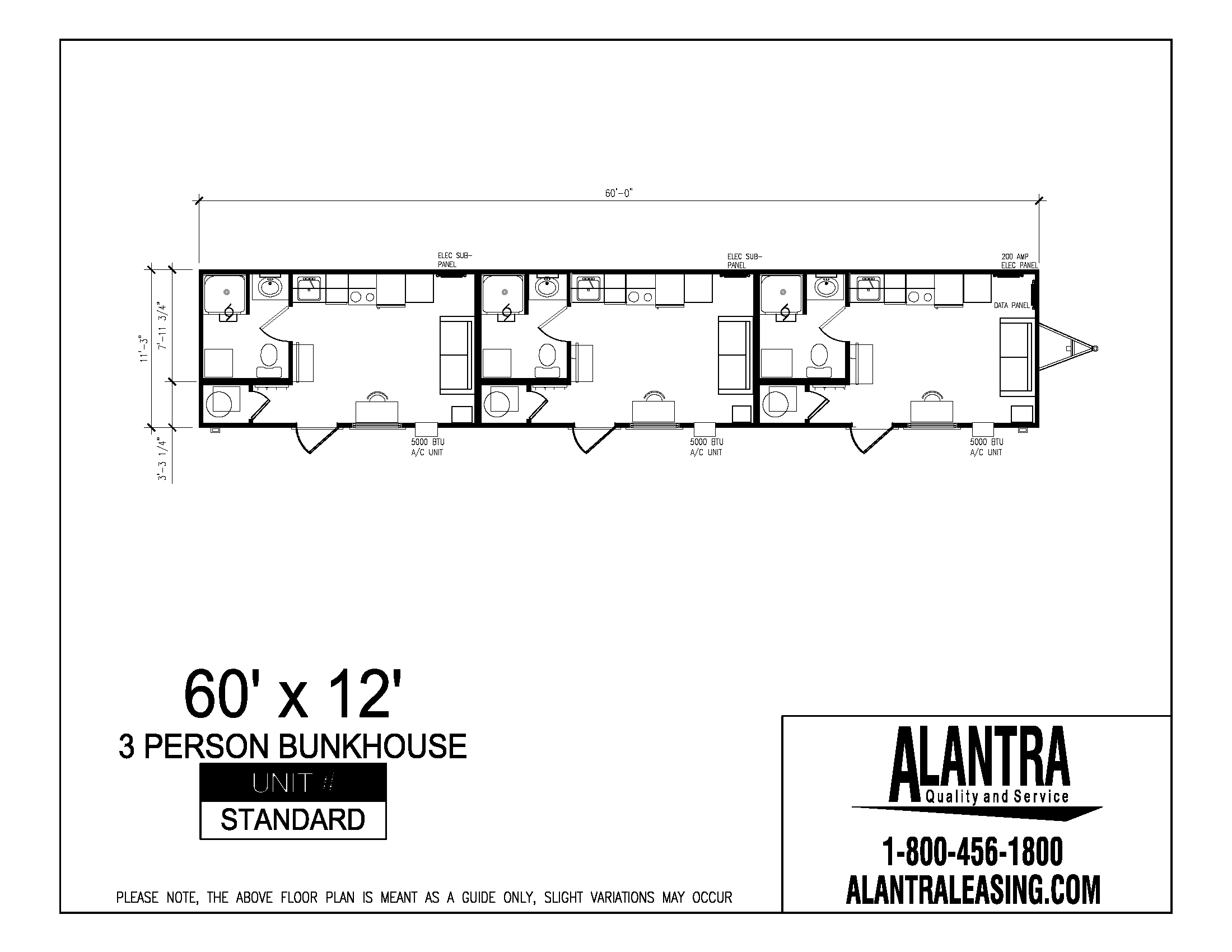 3 Person Bunkhouse Website 2026